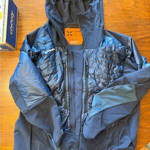 Mammut Blue and Orange Hybrid Jacket